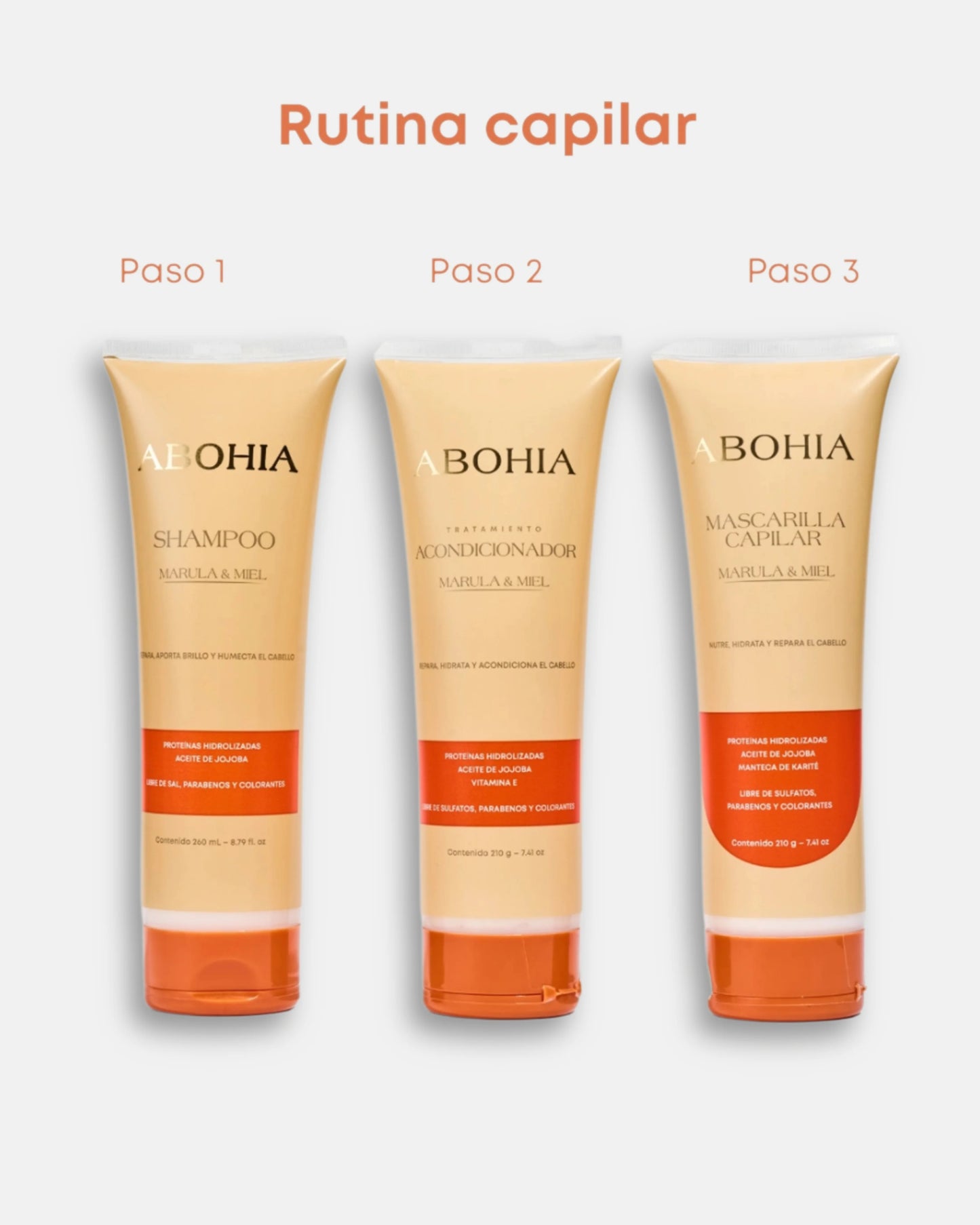Rutina Capilar Marula-Miel